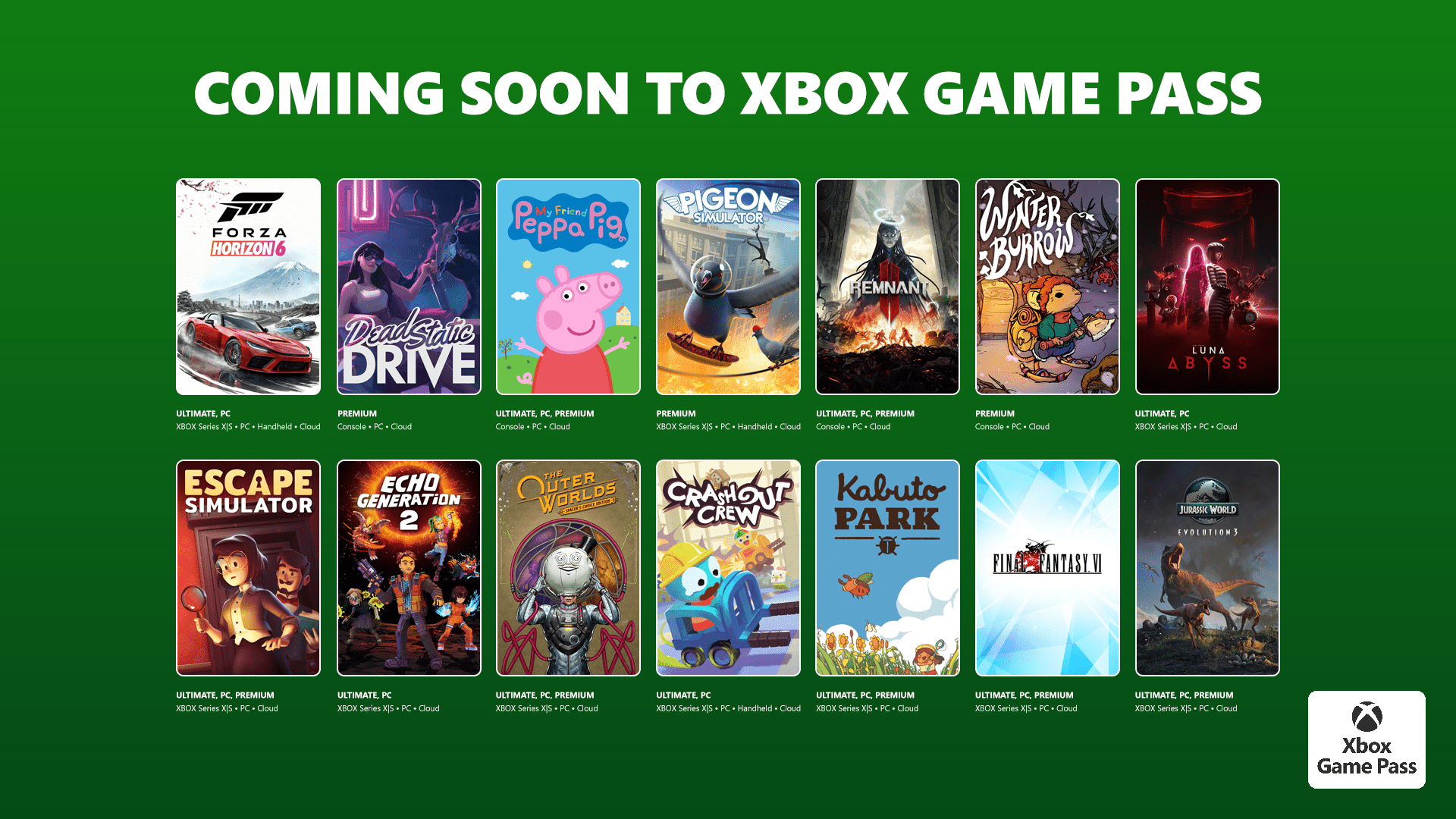 Game Pass Game Pass