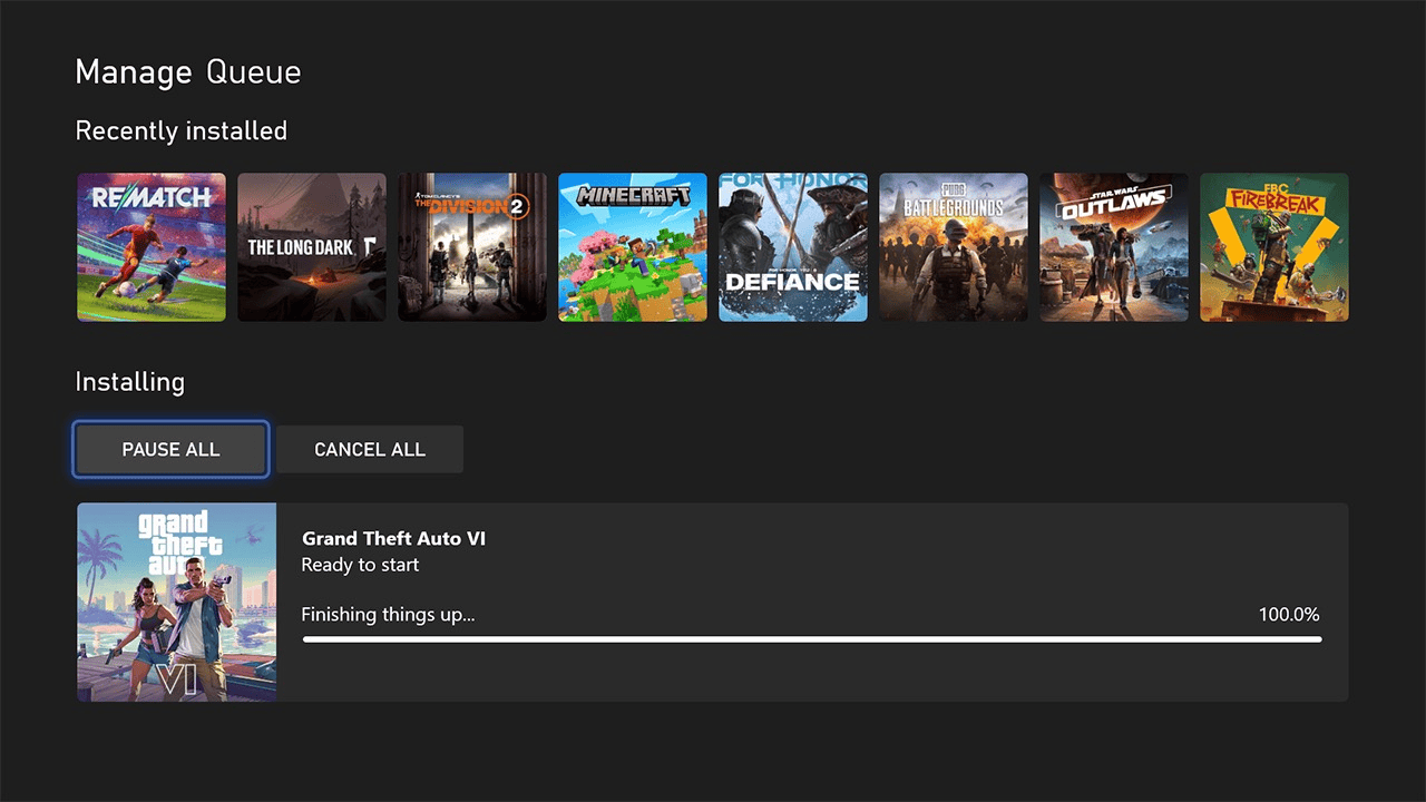 XBOX Update