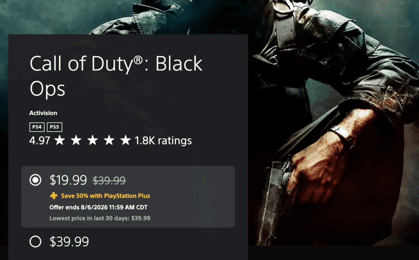 Black Ops and Black Ops 2