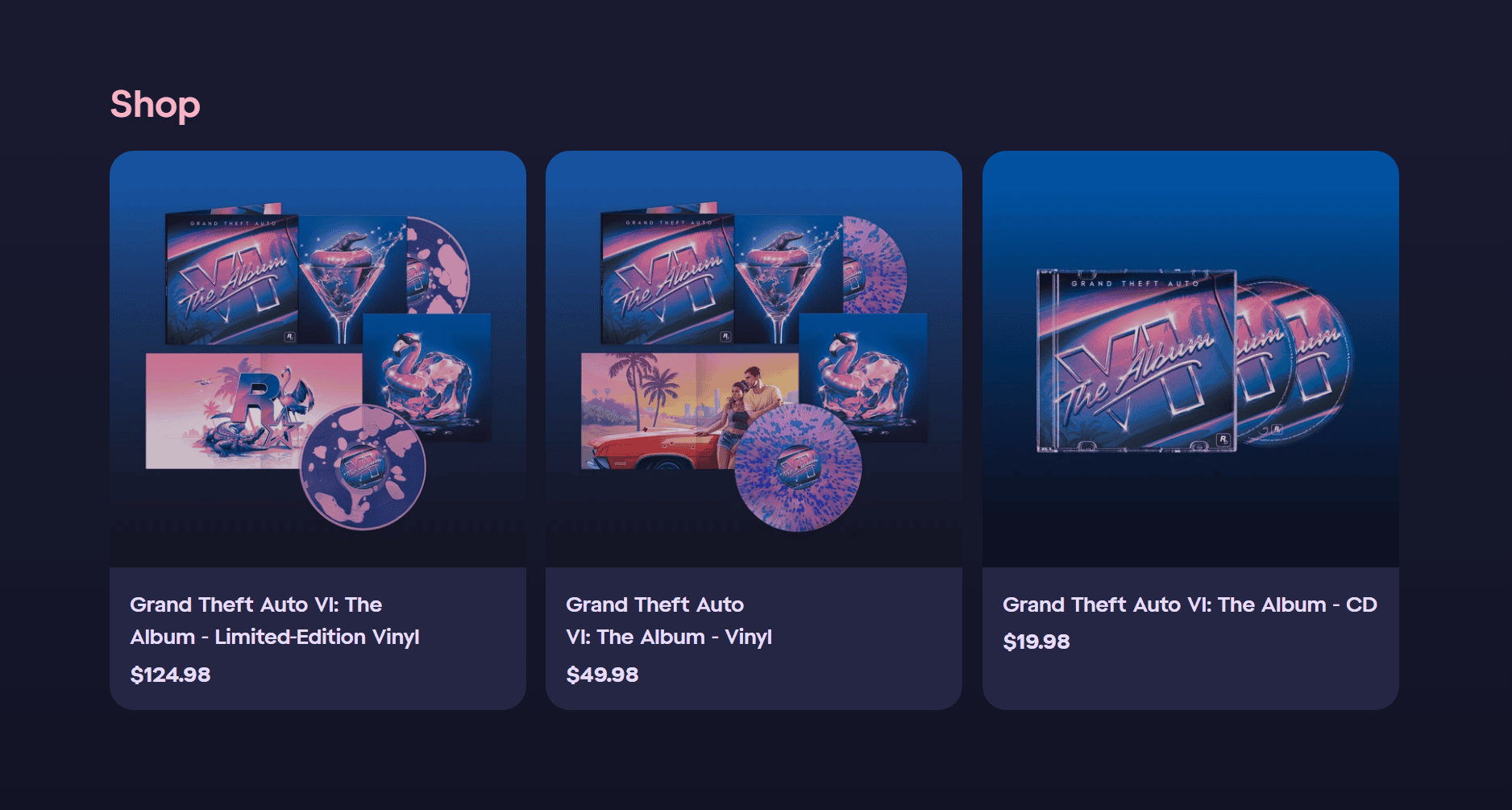 GRAND THEFT AUTO VI: THE ALBUM